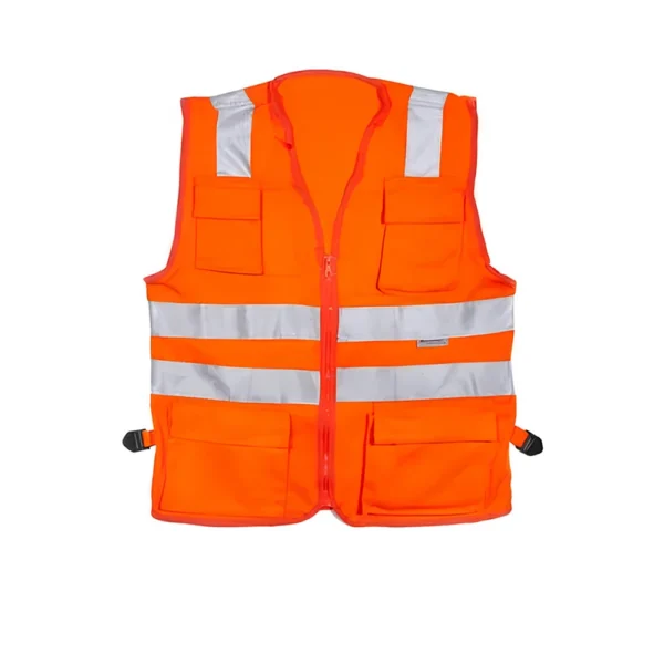Chaleco de Seguridad Drill C/Cinta Reflectiva, con Bordado
