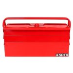 Caja de Herramienta 19" Sata Acordeón Metal Rojo