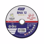 Disco de Corte Metal de 4'' - Norton - 115x1,2x22,23mm