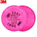 Filtro 3M 2091 P100, Compatible con Respiradores 7500, 7800, FXFF-400, Serie 6000