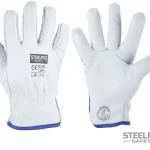 Guante Badana Blanco Stell Pro