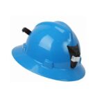 Casco tridente con porta lampara